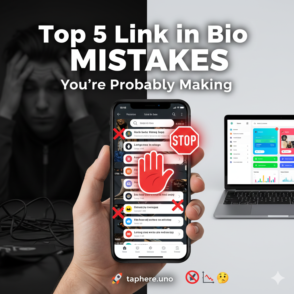 Top 5 Link in Bio Mistakes You’re Probably Making (and How to Fix Them)